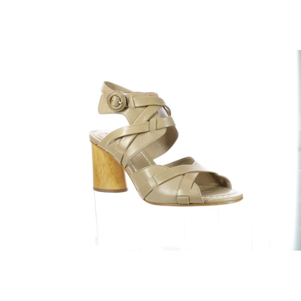 Bernardo Womens Nadine Tan Ankle Strap Heels Size 8.5 Medium (B, M)!